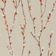 Salice Idyllic Tangerine/Gilver Wallpaper by Harlequin
