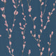 Salice Idyllic Rose/Navy Wallpaper by Harlequin