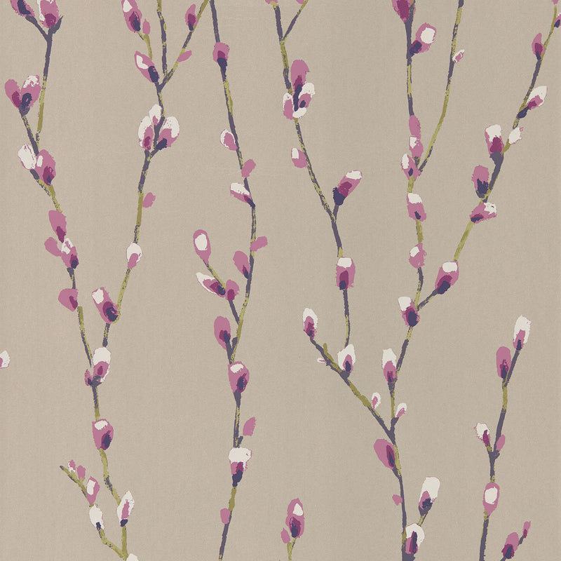 111472 Salice Idyllic Heather/Gilver Wallpaper by Harlequin