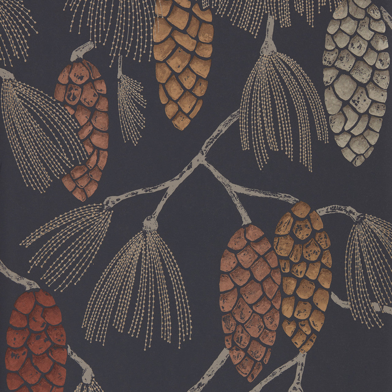 111499 Epitome Idyllic Copper/Sepia Wallpaper by Harlequin