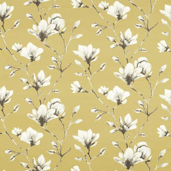 120975 Lotus Ochre Fabric by Harlequin