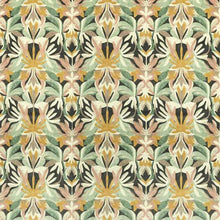 120998 Melora Positano Succulent Amber Light Harlequin Fabric