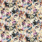 121009 Dance of Adornment Pomegrante Grounded Incense Harlequin Fabric