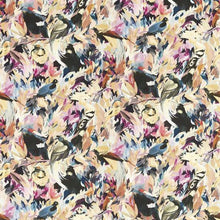 121009 Dance of Adornment Pomegrante Grounded Incense Harlequin Fabric