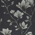 112602 Lotus Purity Onyx and Silver Wallpaper by Harlequin