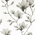Lotus Purity Ivory and Gilver Wallpaper by Harlequin
