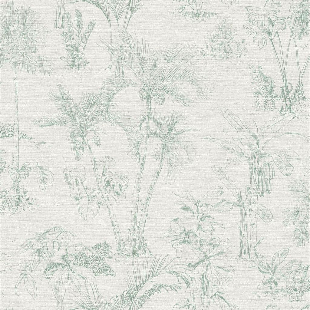 HV41020 Havana Jungle Palms Wallpaper by Galerie