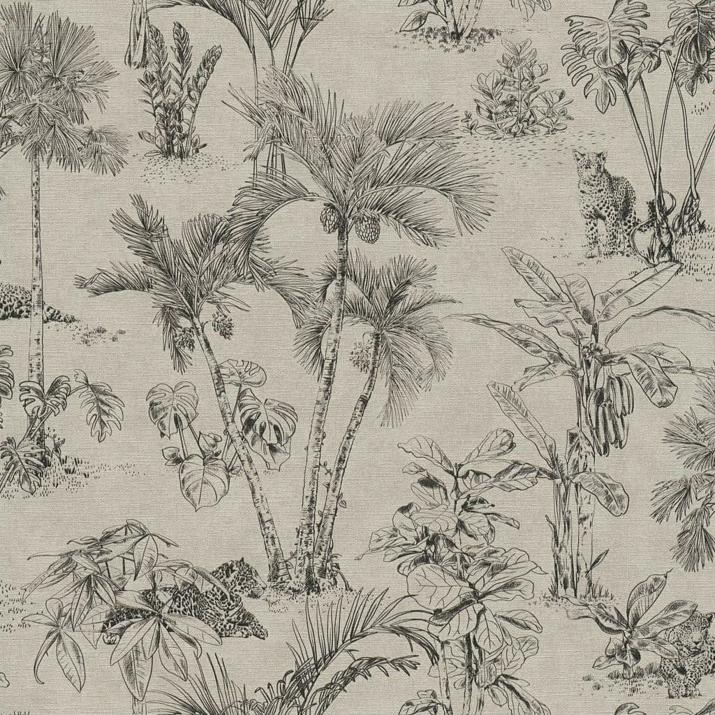 HV41022 Havana Jungle Palms Wallpaper by Galerie