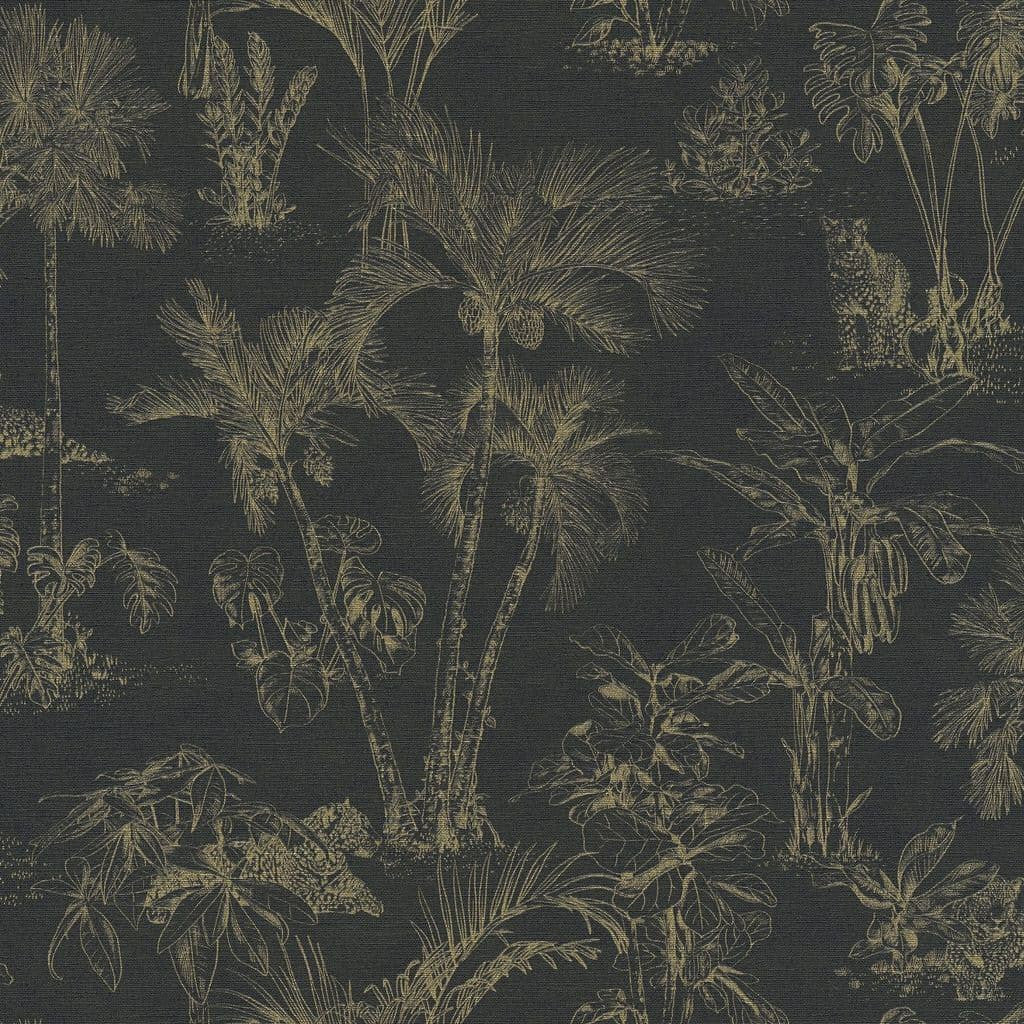 HV41023 Havana Jungle Palms Wallpaper by Galerie