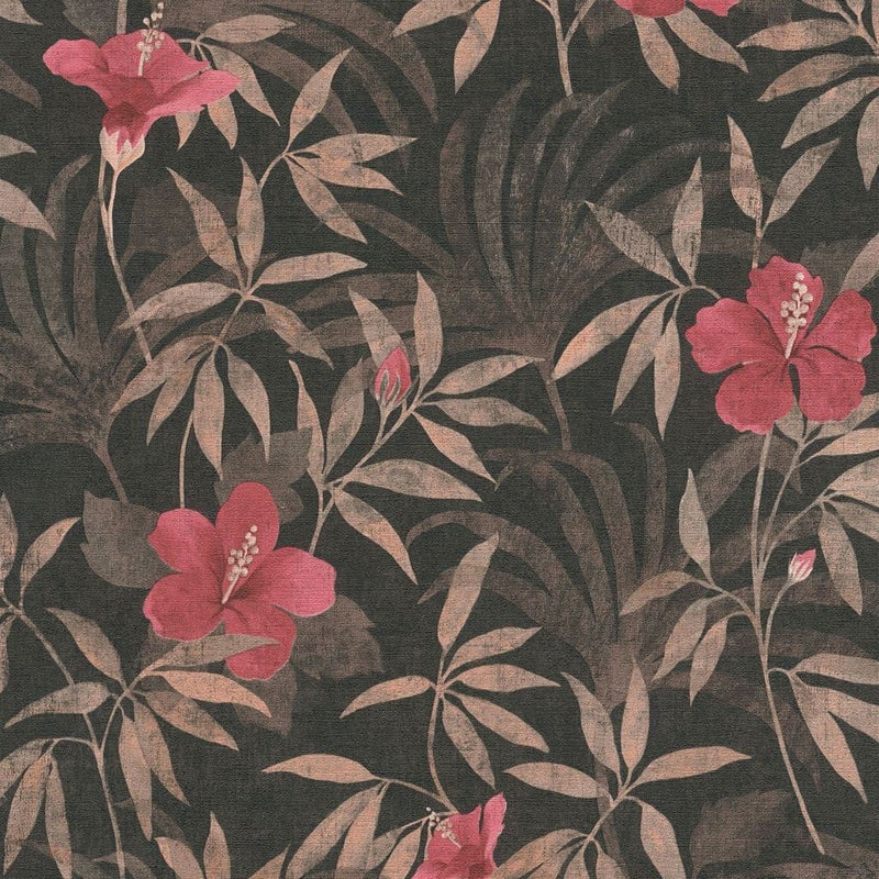 HV41053 Havana Floral Wallpaper by Galerie