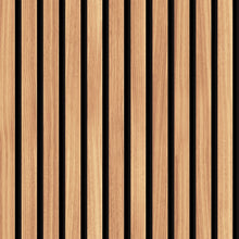 HWA1448W Wood Slat Oak Slat Walls Wallpaper by Hoopla Walls