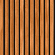 HWA1450W Wood Slat Teak Slat Walls Wallpaper by Hoopla Walls