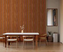 HWA1450W Wood Slat Teak Slat Walls Wallpaper by Hoopla Walls