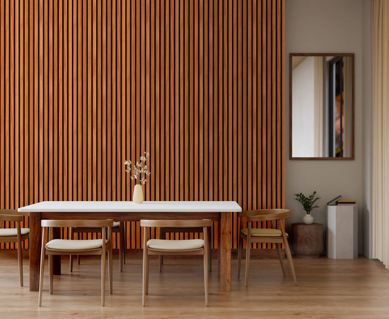 HWA1450W Wood Slat Teak Slat Walls Wallpaper by Hoopla Walls