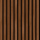 HWA1451W Wood Slat Walnut Slat Walls Wallpaper by Hoopla Walls