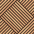 HWA1454W Diamond Slat Large Oak Slat Walls Wallpaper by Hoopla Walls