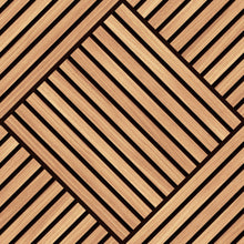 HWA1454W Diamond Slat Large Oak Slat Walls Wallpaper by Hoopla Walls