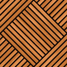 HWA1455W Diamond Slat Large Teak Slat Walls Wallpaper by Hoopla Walls