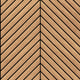 Chevron Slat Oak Slat Walls Wallpaper by Hoopla Walls