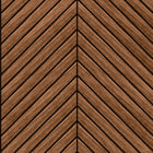 HWA1458W Chevron Slat Walnut Slat Walls Wallpaper by Hoopla Walls