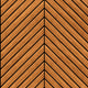 Chevron Slat Teak Slat Walls Wallpaper by Hoopla Walls