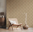 HWA1460W Diamond Slat Small Ash Slat Walls Wallpaper by Hoopla Walls