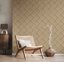 HWA1460W Diamond Slat Small Ash Slat Walls Wallpaper by Hoopla Walls