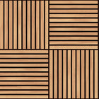 HWA1468W Square Slat Oak Slat Walls Wallpaper by Hoopla Walls