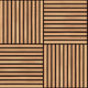 Square Slat Oak Slat Walls Wallpaper by Hoopla Walls