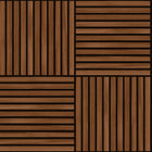 HWA1469W Square Slat Walnut Slat Walls Wallpaper by Hoopla Walls