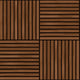 Square Slat Walnut Slat Walls Wallpaper by Hoopla Walls