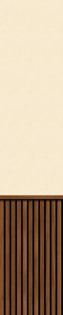 HWA1472W Wood Slat Texture Walnut Slat Walls Wallpaper by Hoopla Walls