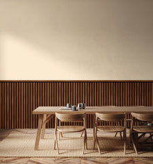 HWA1472W Wood Slat Texture Walnut Slat Walls Wallpaper by Hoopla Walls