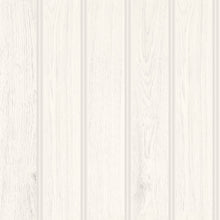 HWA1474W Tongue And Groove Washed White Slat Walls Wallpaper by Hoopla Walls