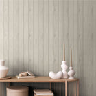 HWA1476W Tongue And Groove Stone Slat Walls Wallpaper by Hoopla Walls