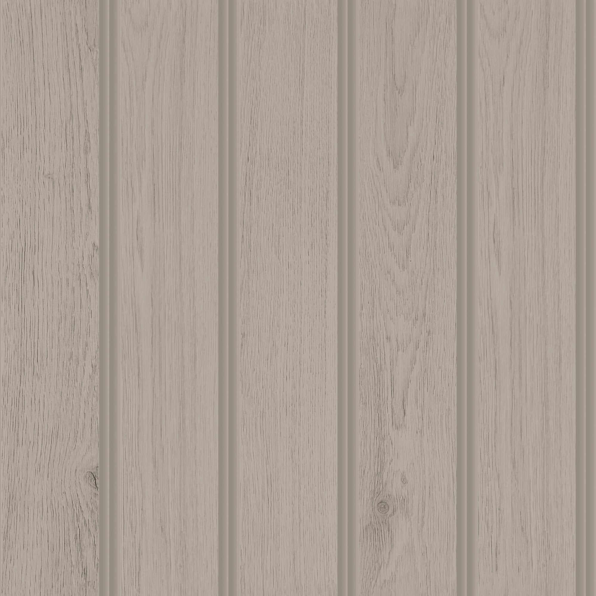 HWA1477W Tongue And Groove Mink Slat Walls Wallpaper by Hoopla Walls