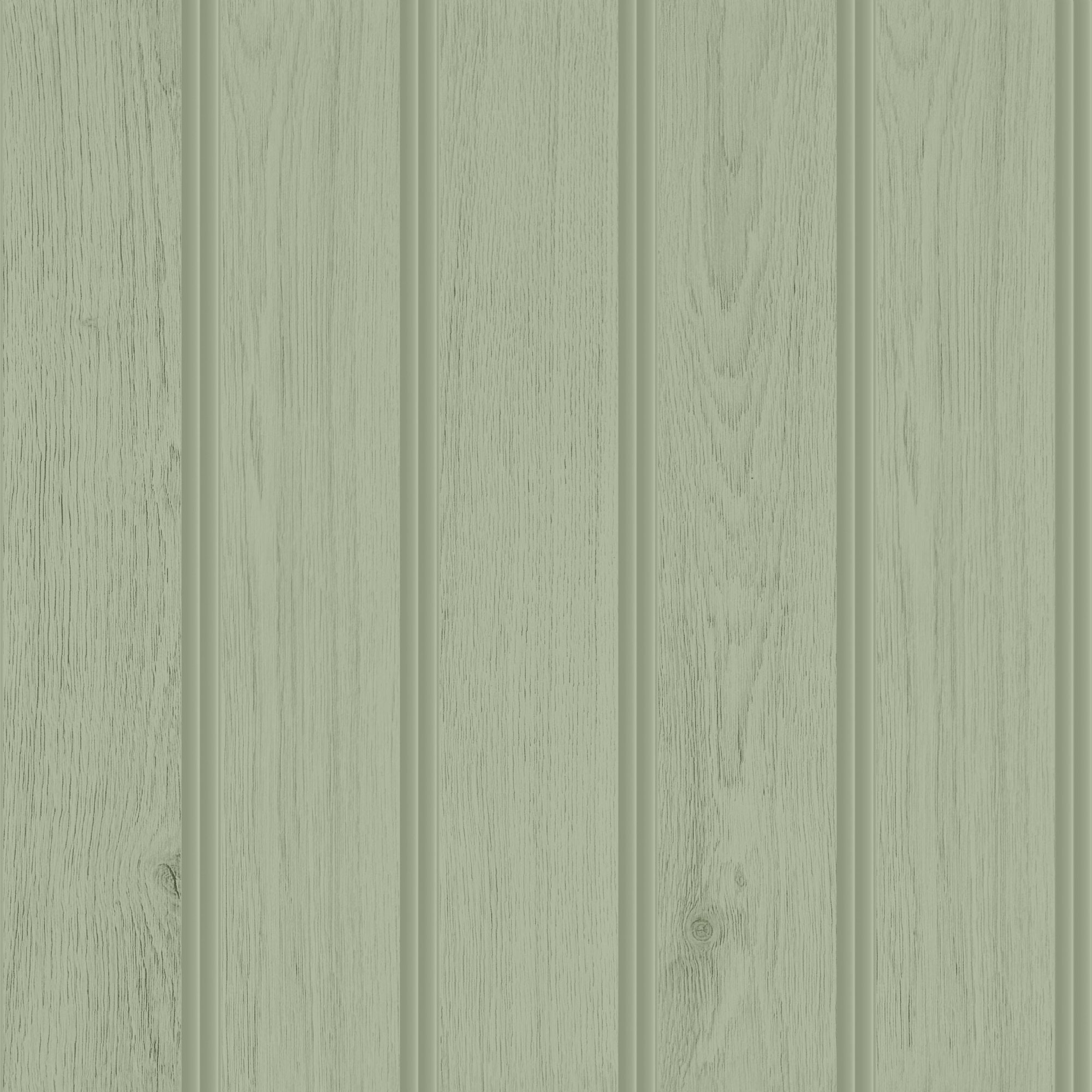 HWA1478W Tongue And Groove Sage Slat Walls Wallpaper by Hoopla Walls