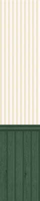 Tongue And Groove Stripe Forest Slat Walls Wallpaper by Hoopla Walls