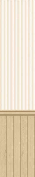 Tongue And Groove Stripe Sand Slat Walls Wallpaper by Hoopla Walls