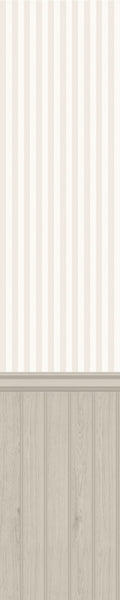 Tongue And Groove Stripe Stone Slat Walls Wallpaper by Hoopla Walls