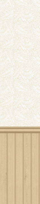 HWA1489W Tongue And Groove Fern Sand Slat Walls Wallpaper by Hoopla Walls
