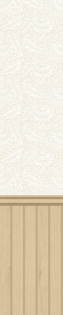 HWA1489W Tongue And Groove Fern Sand Slat Walls Wallpaper by Hoopla Walls
