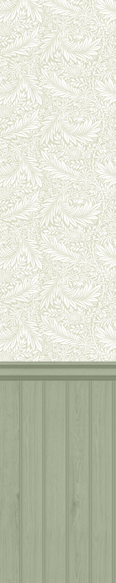 HWA1490W Tongue And Groove Fern Sage Slat Walls Wallpaper by Hoopla Walls