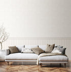 HWA1491W Tongue And Groove Fern Washed White Slat Walls Wallpaper by Hoopla Walls