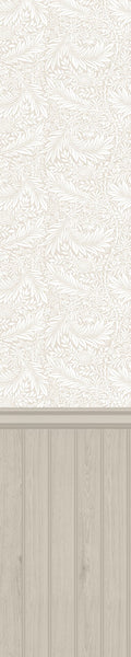 Tongue And Groove Fern Stone Slat Walls Wallpaper by Hoopla Walls