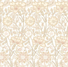 HWA1493W Iris Meadow Natural Eden II Wallpaper by Hoopla Walls