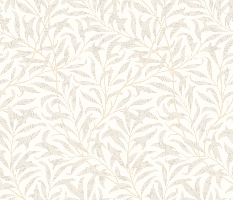HWA1498W Willow Trail Linen Eden II Wallpaper by Hoopla Walls