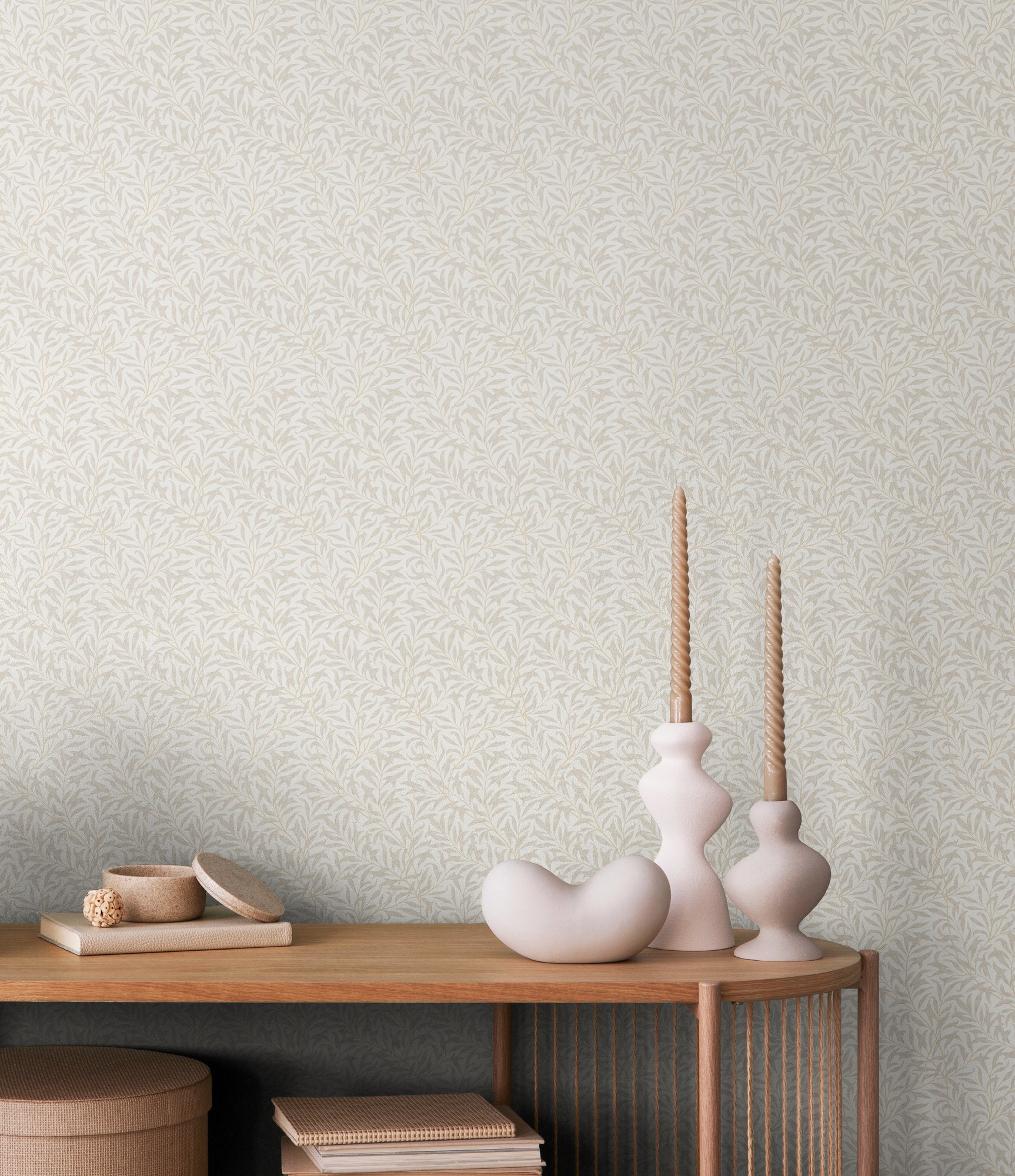 HWA1498W Willow Trail Linen Eden II Wallpaper by Hoopla Walls