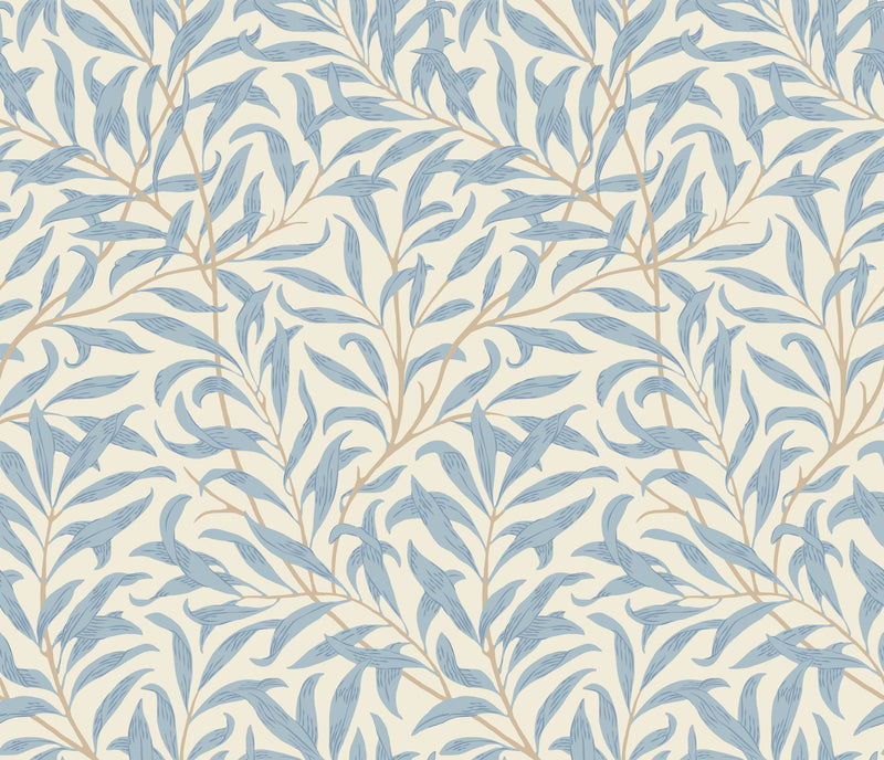 HWA1501W Willow Trail Wedgewood Eden II Wallpaper by Hoopla Walls