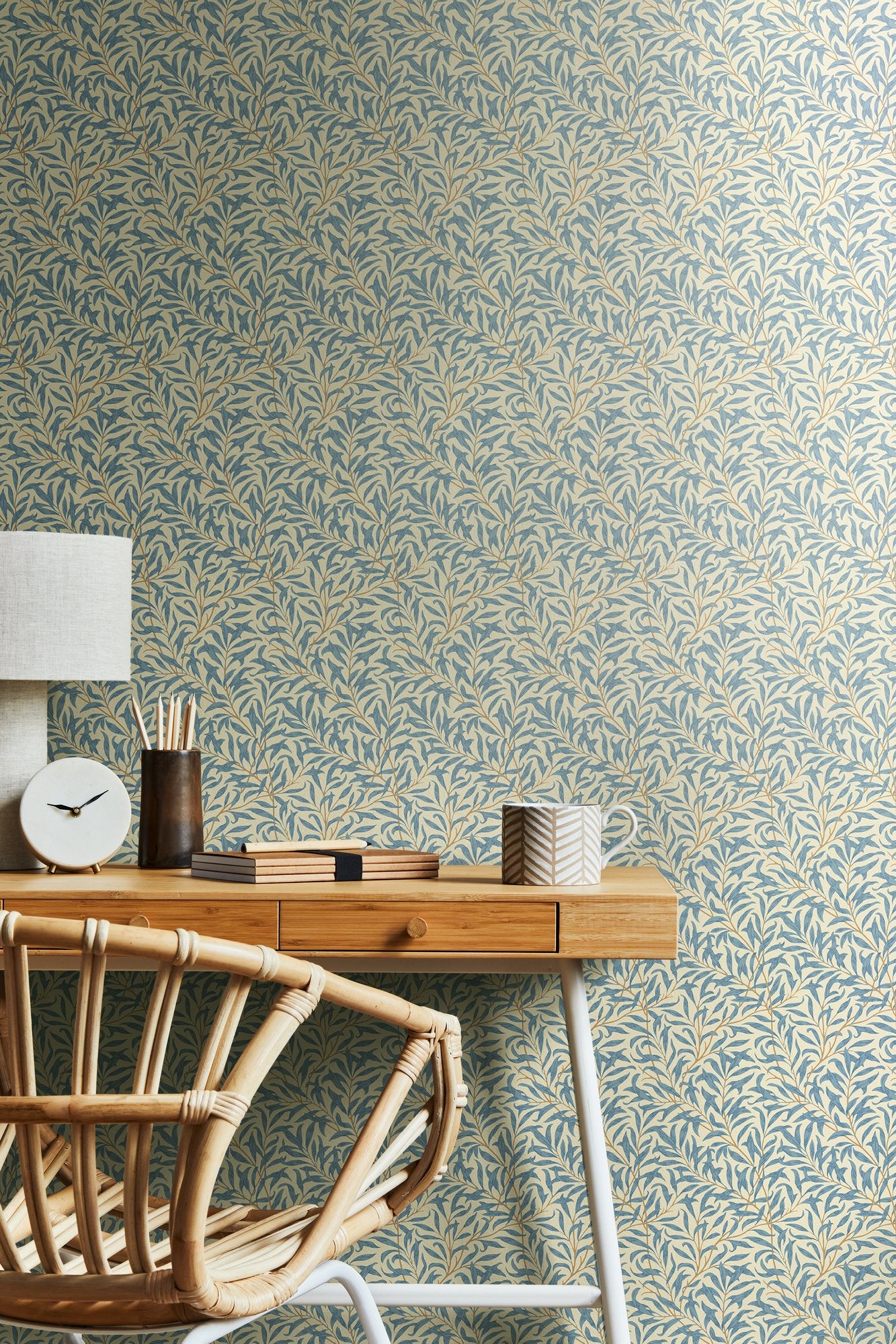HWA1501W Willow Trail Wedgewood Eden II Wallpaper by Hoopla Walls